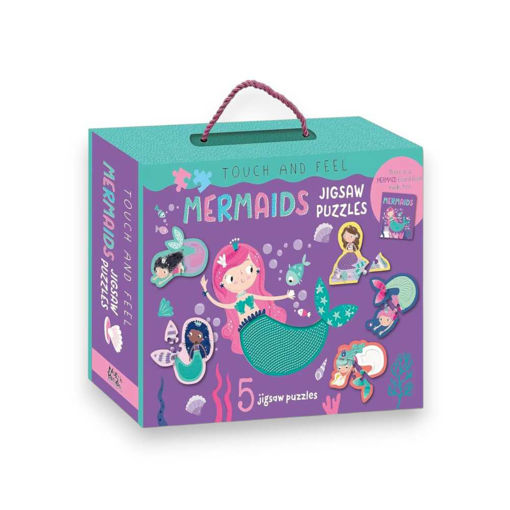 Picture of TOUCH & FEEL PUZZLE BOOK - MERMAIDS